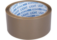 Стрічка клейка пакувальна 45 мм х 66 яр Economix light, коричнева