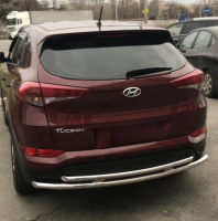 Задняя дуга AK002-2 (нержавейка) для Hyundai Tucson TL 2016-2021 гг