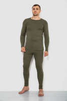 Термобелье мужское на флисе, цвет хаки, 247R003