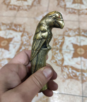 Рукоятка для трости «Попугай», художественное литье из бронзы.