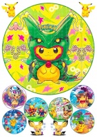 Вафельные картинки на тему: Покемоны