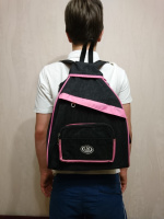 Рюкзак Черно-розовый