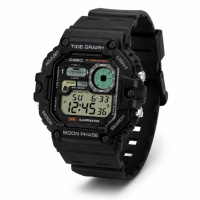 Чоловічий годинник Casio WS-1700H-1A спортивний з електронним циферблатом та водозахистом 10 ATM