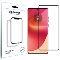 Стекло защитное BeCover Motorola Edge 50 Fusion Black (712344)