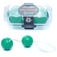 Кульки вагінальні «Duo balls Green» від Boss, колір зелений
