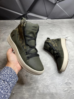 Ботинки Зимние кожаные мужские UNDER ARMOUR Tinker Camo! Брендовые мужские ботинки! Натуральная КОЖА+МЕХ!