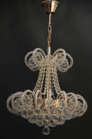 Хрустальная люстра SVLIGHT шестиламповая A91062/6 золото+белый