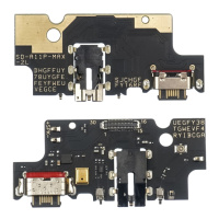 Разъём зарядки для UMIDIGI A11 Pro на плате с микрофоном и компонентами