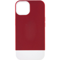 Чохол для Apple iPhone 13 - TPU+PC Bichromatic (Wine / White) - купити в SmartEra.ua