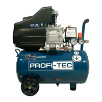 Компресор 24л PROFI-TEC OC-24 007818 (1.5кВт/195л/хв)