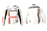 Мотокуртка REPSOL (текстиль) (mod:1, size:L, біла)