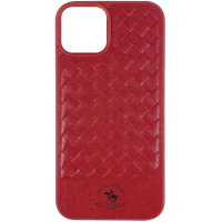 Шкіряний чохол Polo Santa Barbara для Apple iPhone 12 Pro / 12 (6.1«») Red - купити в SmartEra.ua