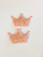 Патчи «Корона» Цвет - персиковый. Размер - 4,3 см×2,7см. Цена указана за 1 шт