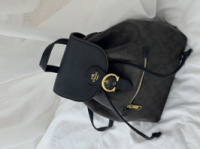 Рюкзак жіночій Coach Kleo Backpack шоколадно-чорний