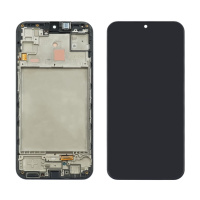 Дисплей для Samsung M156B Galaxy M15 (2024) с чёрным тачскрином и корпусной рамкой GH82-34683A Original