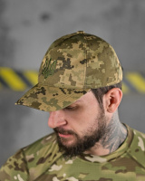 Бейсболка піксель герб ДЛ6518