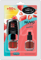 Освіжувач рідкий на обдув 8ml - «Tasotti» - Nuvo - Strawberry (Полуниця) з запаскою (12шт/уп)