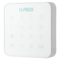 Беспроводная сенсорная мини-клавиатура U-Prox Keypad G1 White