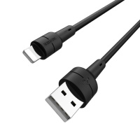 Кабель Borofone BX30 USB to Lightning 1m black