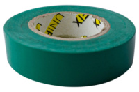 Лента изоляционная Unifix 18 x 0.17 мм x 25 м зеленая (ETU-25G) (5 шт.)