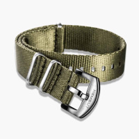Ремінець Hemsut Military Green нейлон 18 мм для годинника (SKU: 1051-1557)