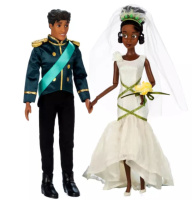 Тиана и Навин свадебный набор класических кукол Дисней - Принцесса и лягушка Tiana and Naveen Weddin