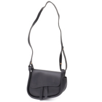 Женская сумка седло из качественной экокожи Vintage sale_15128 Черный