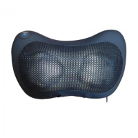 Массажер, массажная подушка для дома и машины Massage pillow CHM-8028 (8 роликов) Черный