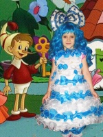 Мальвина - детский карнавальный костюм на прокат