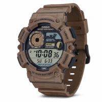 Чоловічий годинник Casio WS-1500H-5A — спортивна модель з водозахистом 10 ATM та електронним дисплеєм