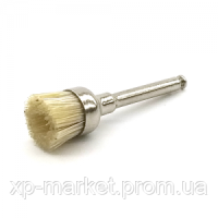 Щетка полировальная натуральная широкая для углового наконечника