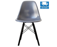 Стілець Тауер Вуд пластиковий темно-сірий колір