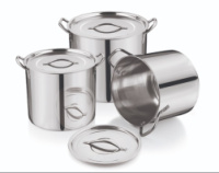 Набор посуды нержавеющий Empire 20 x 22 x 24 л (3 шт.) (7369)