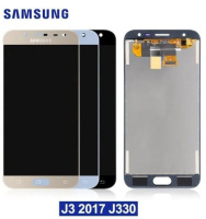 Дисплей (модуль) Samsung J3 2017/J330, GH96-10990A, з тачскріном, золотий, Service Pack