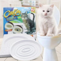 Система приучения кошек к унитазу Туалет для кота Citi Kitty Cat Toilet Training