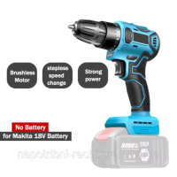 Тушка Акумуляторний дриль шуруповерт безщітковий  10 мм 23-1 крутний момент ручний електричний інструмент для акумулятора Makita