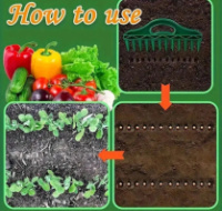 Сеялка для ручного посева семян Ручная сеялка с 12 отверстиями