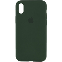 Чохол Silicone Case Full Protective (AA) для Apple iPhone X (5.8«) / XS (5.8»), Зелений / Cyprus Green - купити в SmartEra.ua