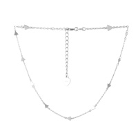 Серебряное колье CatalogSilver с без камней, вес изделия 3,47 гр (2052777) 450500 размер