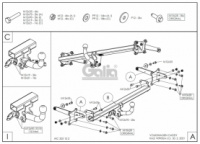 Тягово-зчіпний пристрій (фаркоп) Volkswagen Caddy (2020-...)