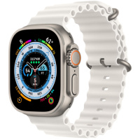 Ремінець Ocean Band для Apple watch 42mm/44mm/45mm/49mm, Білий / White - купити в SmartEra.ua