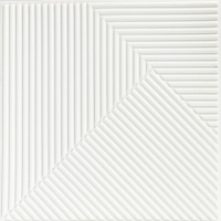 Самоклеюча декоративна 3D панель Бамбук Білий 500х500х5мм SW-00002877