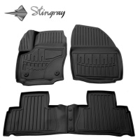 Коврики Stingray 3D (2011-2014, 4 шт, полиуретан, клипса FC2) для Ford Galaxy