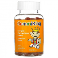 Лютеин и Зеаксантин для детей, вкус манго, Lutein + Zeaxanthin for Kids, GummiKing, 60 жевательных конфет