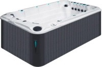 Плавальний СПА-басейн Passion Spas Activity 1 Deep (394x226x152 см), Сріблясто-білий