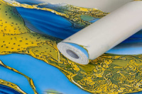 Самоклеюча стінова PET плитка в рулоні 3000х1200х2мм SW-00002664