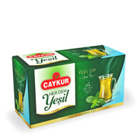 ✔️NEW! Турецький чай зелений Çaykur «Чайкур М'ята» 25пак.