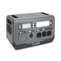 Портативная зарядная станция ALLWEI SGR-PP, 2400W/2048Wh LiFePO₄, MPPT 500W max ХТ60/12 – 60 В/10 А, 2xDC5521-12V-12A, CarPort-12V-12A, 3xAC230V, USB