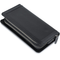 Чоловічий клатч-барсетка з ремінцем на руку 714657 Чорний