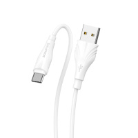 Кабель Borofone BX18 USB to Type-C 1m white